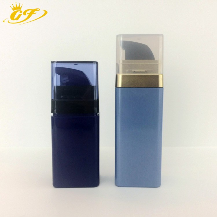 厂家批量供应60ml方形男士乳液瓶 80ml洁面霜瓶 AS料化妆品塑料瓶