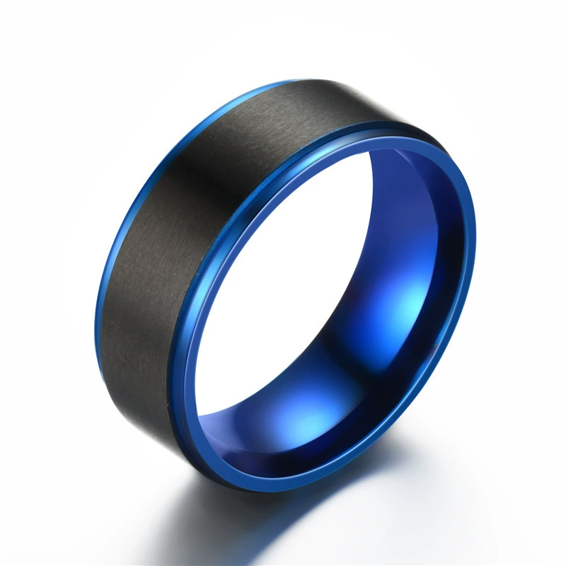 Fashionable black ring, 2019, European style, direct factory sales