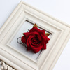 Realistic props lapel pin, handmade, roses, flowered