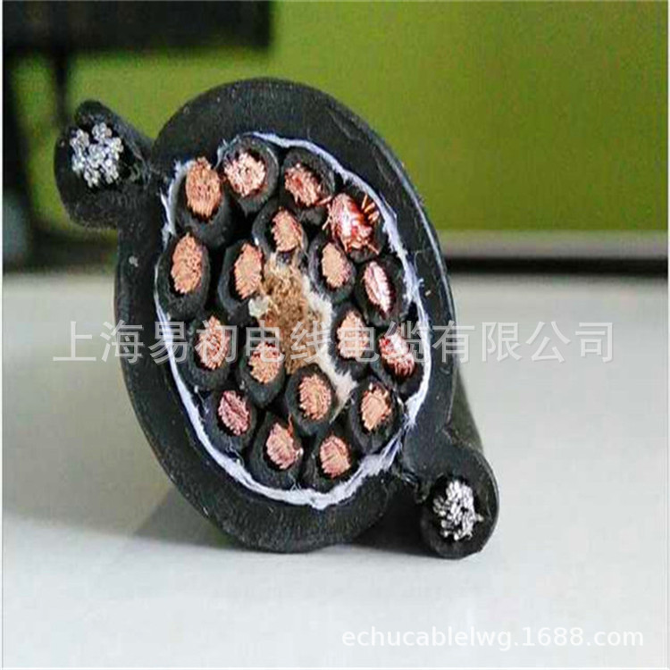 国标双钢丝电动葫芦电缆   RVV2G 10*0.75  厂家直供量大从优