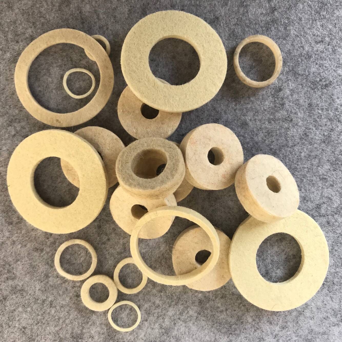 毛毡垫圈 吸油垫圈密封毛毡垫 防尘工业密封毛毡条规格齐全