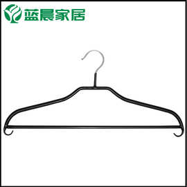 铁制浸塑衣架居家带钩衣服收纳架干湿两用防滑无痕源头厂家直批