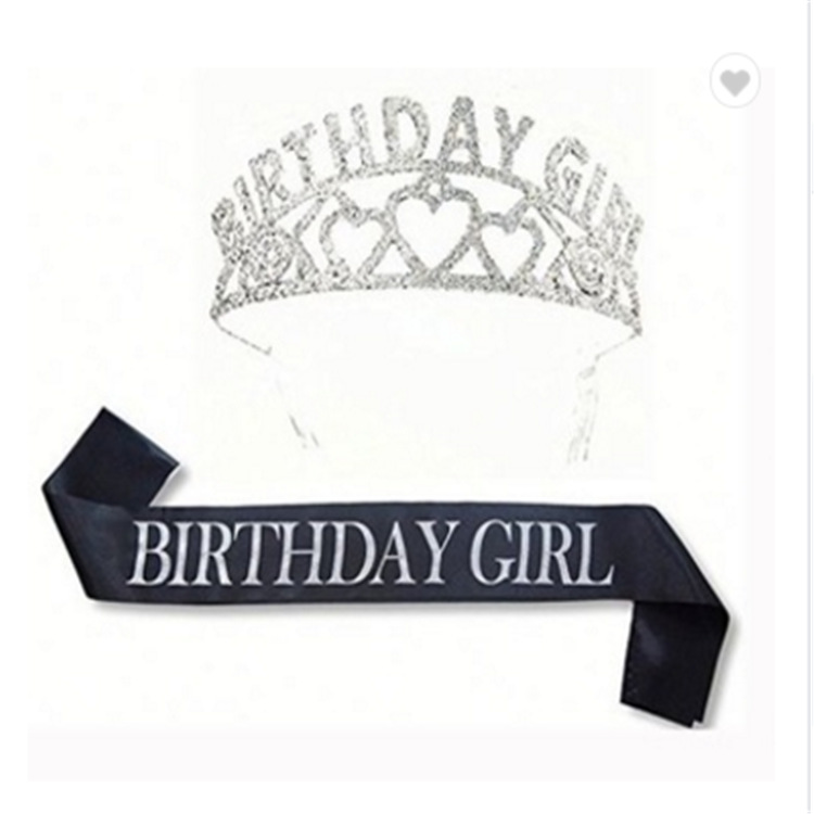 En stock corona nupcial birthdaygirl ceremonial hombro Correa traje partido corona aleación rhinestone nupcial diadema