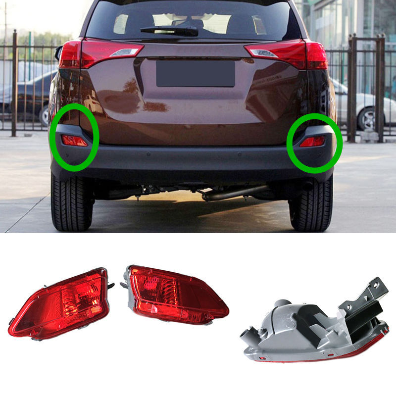 Suitable for Toyota 13-15 years RAV4 rear bumper light general Chengrong rear bumper light reflector rear bumper light