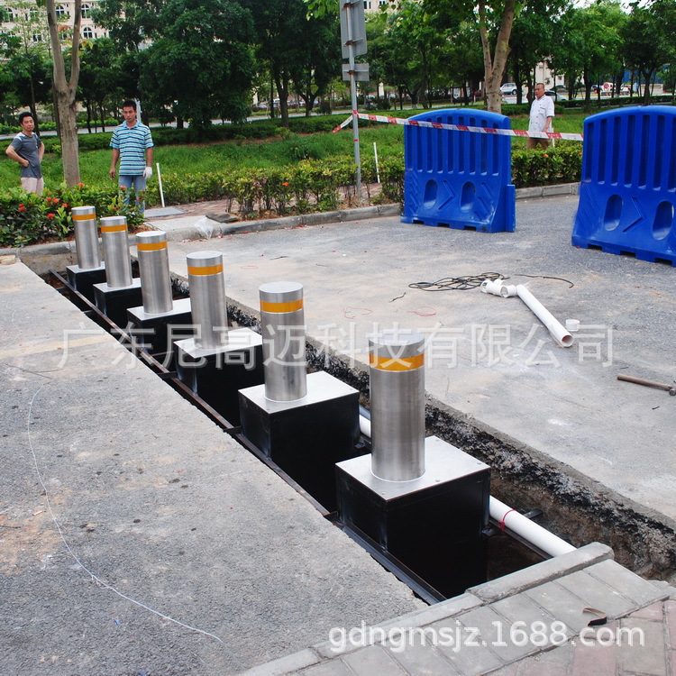 升降柱 上海步行街防护升降柱 自动升降防护路柱 步行街升降柱