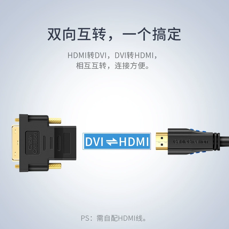 CableCreation DVI to HDMI взаимное переключение