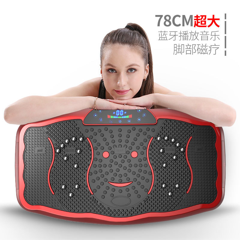 Plataforma Vibratoria de Fitness De Pie para Ejercicio en Interior y Hogar