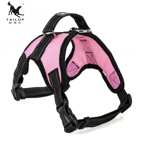 Pet Summer Supplies Explosion-Proof Mesh Dog Saddle Harness Cool Breathable Dog Vest Multi-Function