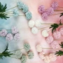 婚庆仿真乒乓蒲公英假花