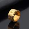 Yunjin Cross -border Titanium Ring Men's Rotary Men's Ring 卍 Character Ring Explosion TEMU new