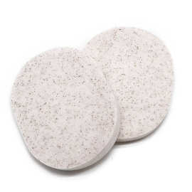 定制加厚核桃粒子面扑15mm洁肤棉彩妆清洁植物颗粒核桃磨砂洗脸扑