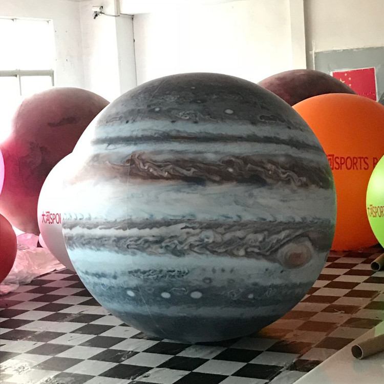 中秋节布置气模月亮充气地球月球气模循环使用大小尺寸
