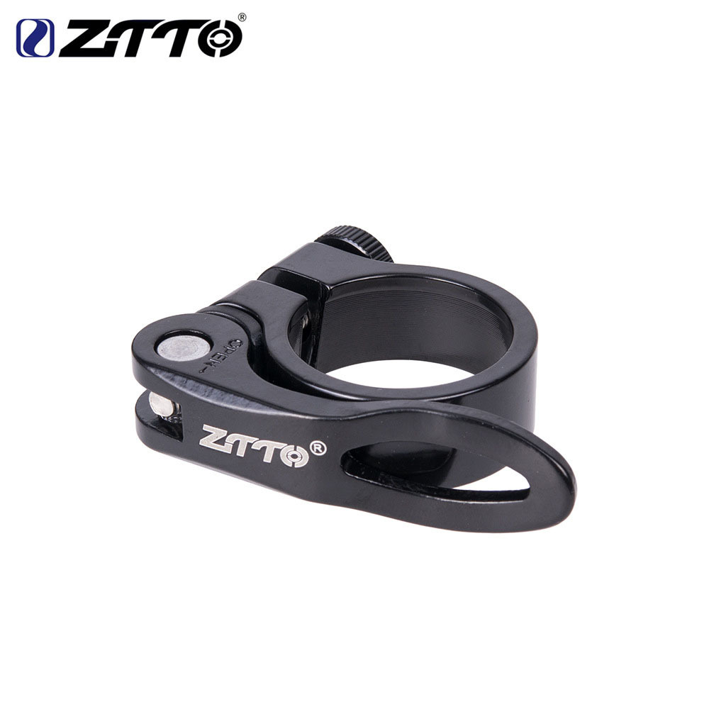 ZTTO Bicicleta de montaña Abrazadera de tubo de asiento de liberación rápida 31.8m34.9mm Abrazadera de tubo de asiento de aleación de aluminio Accesorios para bicicletas