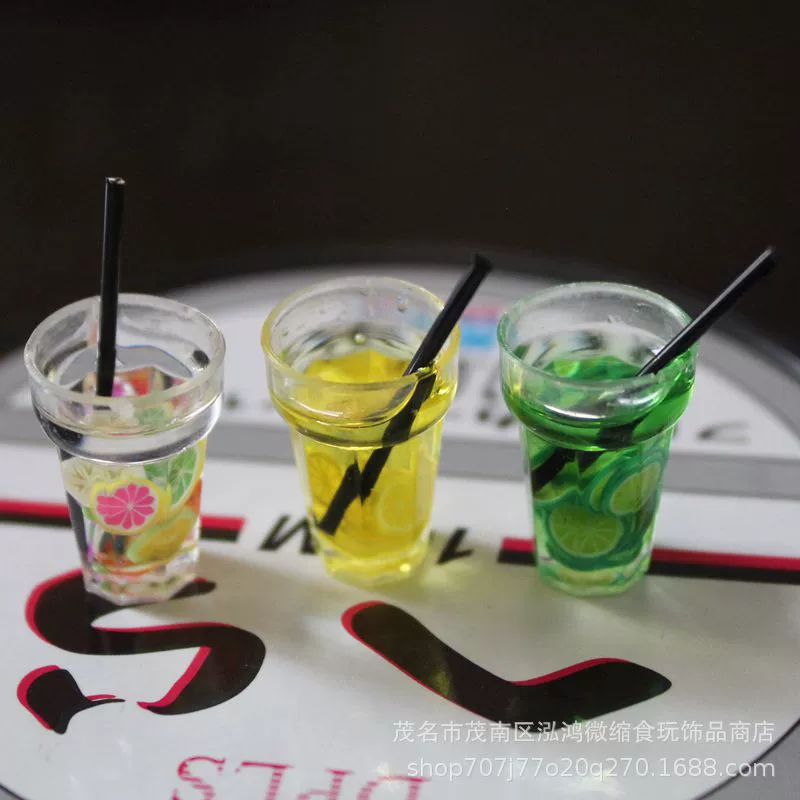 Маленькие тканевые аксессуары для кукольного дома DIY модель сцены миниатюрная еда Игровой Набор для стрельбы Мини фруктовый чай