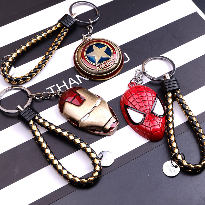 Thor's Hammer Captain America Keychain Marvel Avengers Alliance Keychain 4 Peripheral Keychain