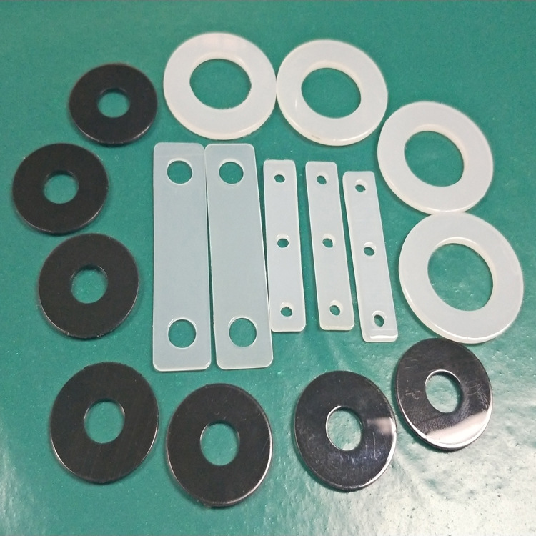 东莞电子耐高温尼龙垫片 灯饰照明隔热防火PA垫圈隔热塑料绝缘片