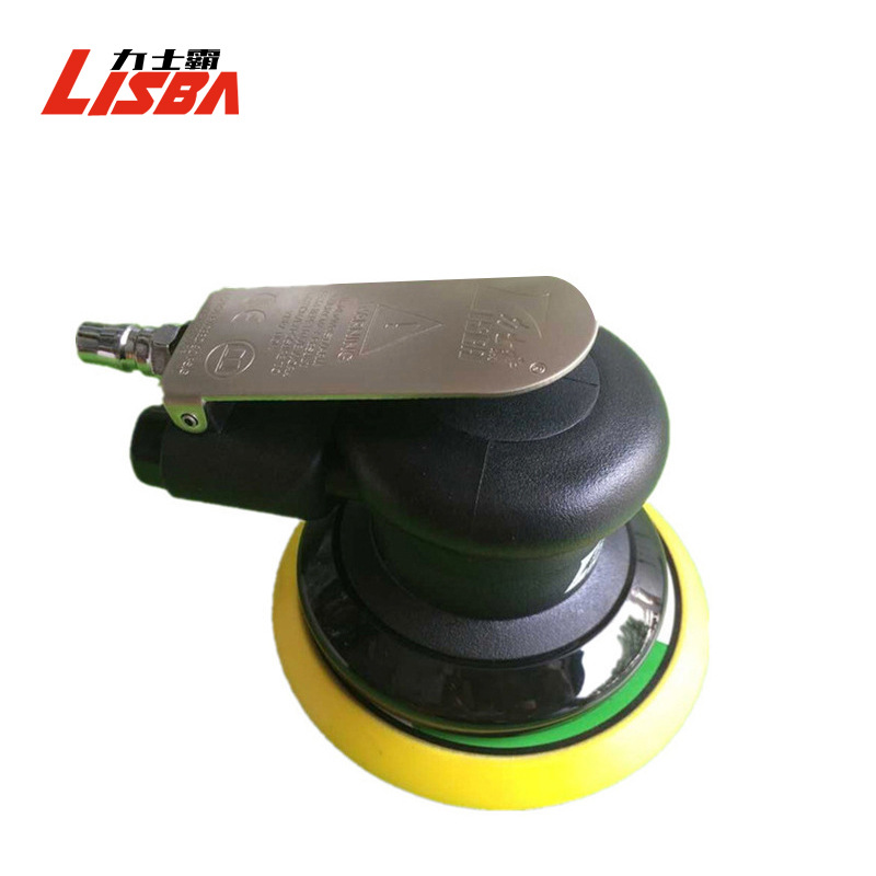 批发力士霸5寸圆形气动砂纸机 气动打磨机砂  LSB523-粘/皮
