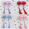 Chinese style hot selling model girl Tang suit Hanfu accessories fringe ribbon hair clip to new product free shipping manufacturers direct sales