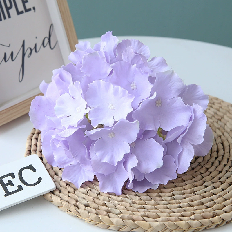 Artificial Hydrangea Bouquet Qt1-26, 27 Heads, 18 cm Diameter, Realistic Silk Simulation