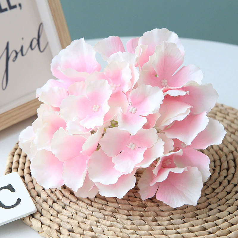 Artificial Hydrangea Bouquet Qt1-26, 27 Heads, 18 cm Diameter, Realistic Silk Simulation