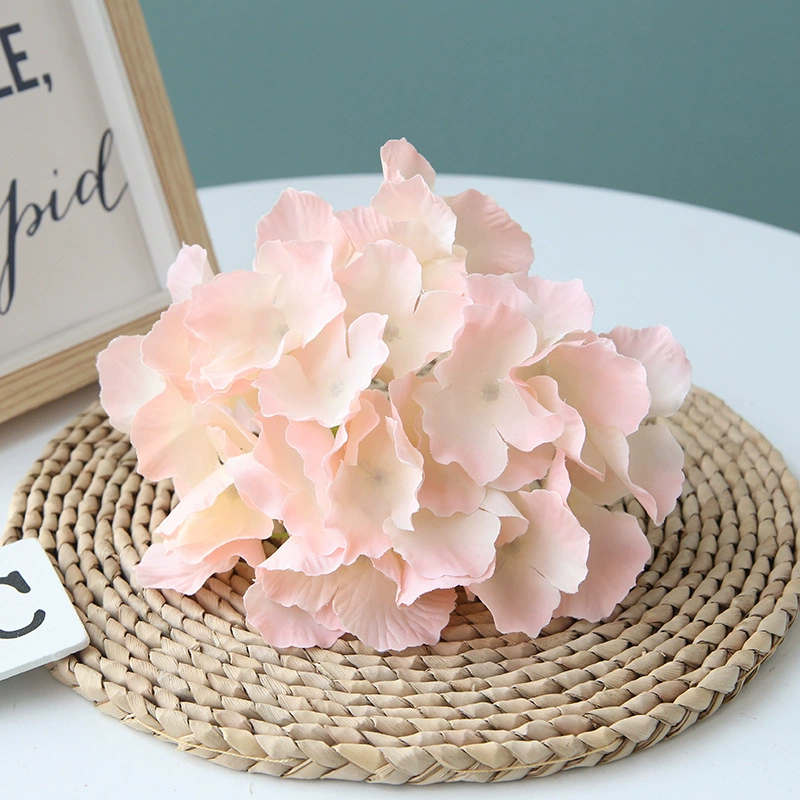 Artificial Hydrangea Bouquet Qt1-26, 27 Heads, 18 cm Diameter, Realistic Silk Simulation