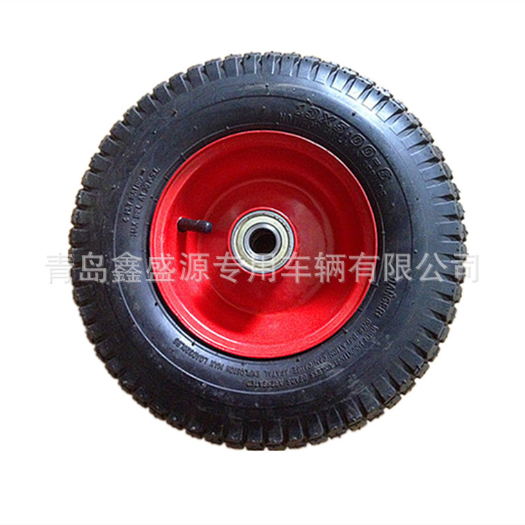 13寸充气轮5.00-6  网车手推车货仓车轮 13*5.00-6橡胶充气轮子