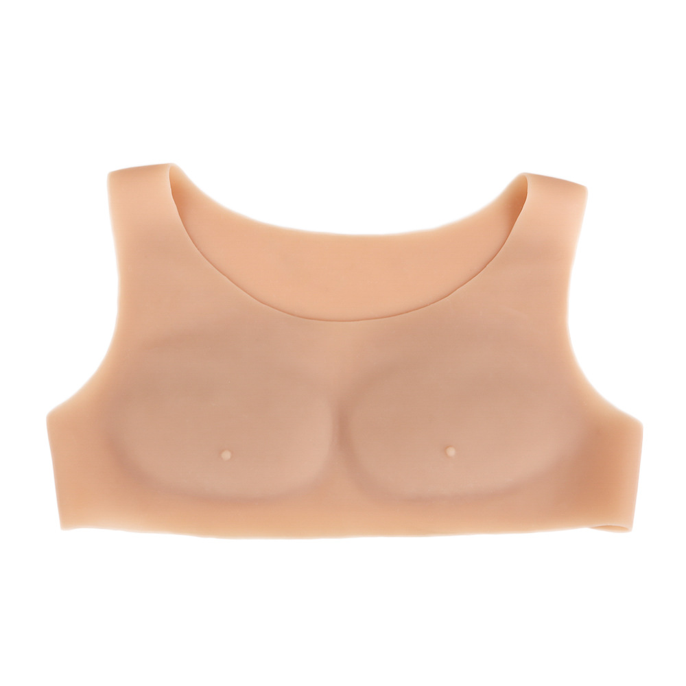 Los apoyos del maquillaje de los hombres engrosaron el músculo falso del pecho del silicón Traje corto del músculo del cuello redondo modificaron el vestido de las mujeres cosplay de los hombres