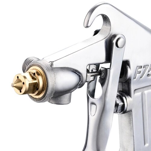 F-75 paint spray gun f75 pneumatic upper and lower kettle spray kettle furniture car paint glue high atomization spray gun aluminum
