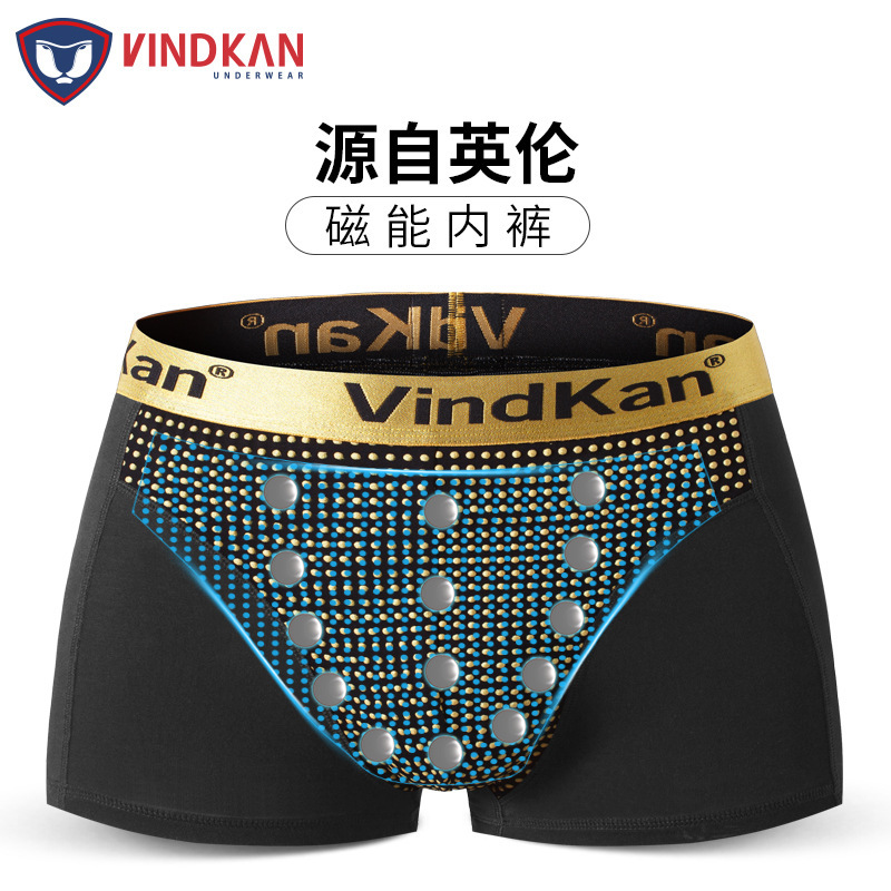 Manufacturer Customized Processing-Vk British Sweatpants Breathable Magnetic Energy Health Care Men's Underwear Modal Underwear for Men
