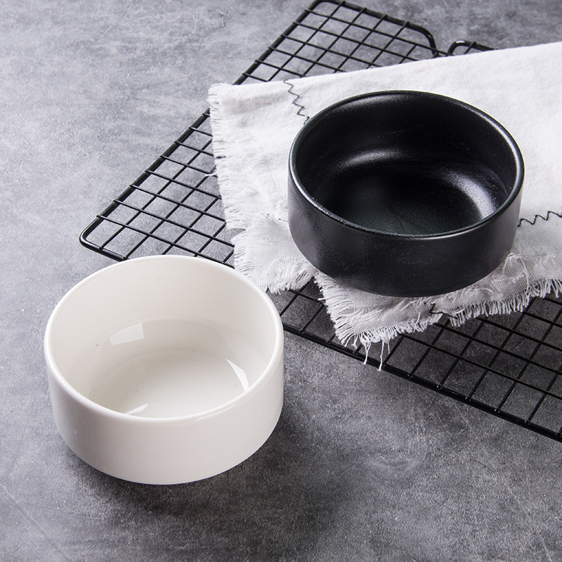 Cuenco de cerámica Cuenco de sopa occidental Borscht Taza de sopa logotipo personalizado