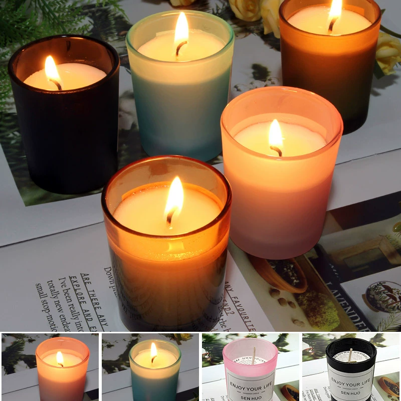 Aromatherapy, glass perfumed candle, Birthday gift