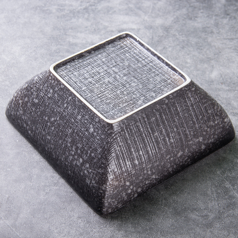 5 7 "cuadrado cerámica copo de nieve profunda ensalada tazón postre tazón