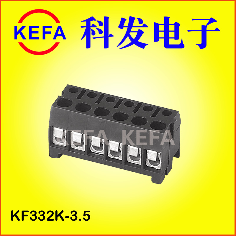 ��Ϫ�Ʒ����ӳ���ֱ��  �ݶ�ʽPCB���߶��� KF332K-3.5/3.81