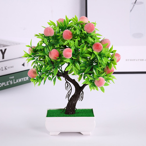 Simulated potted plants, fake flowers, simulated fruit bonsai, 23 fruit small bonsai ornaments, simulated flowers wholesale