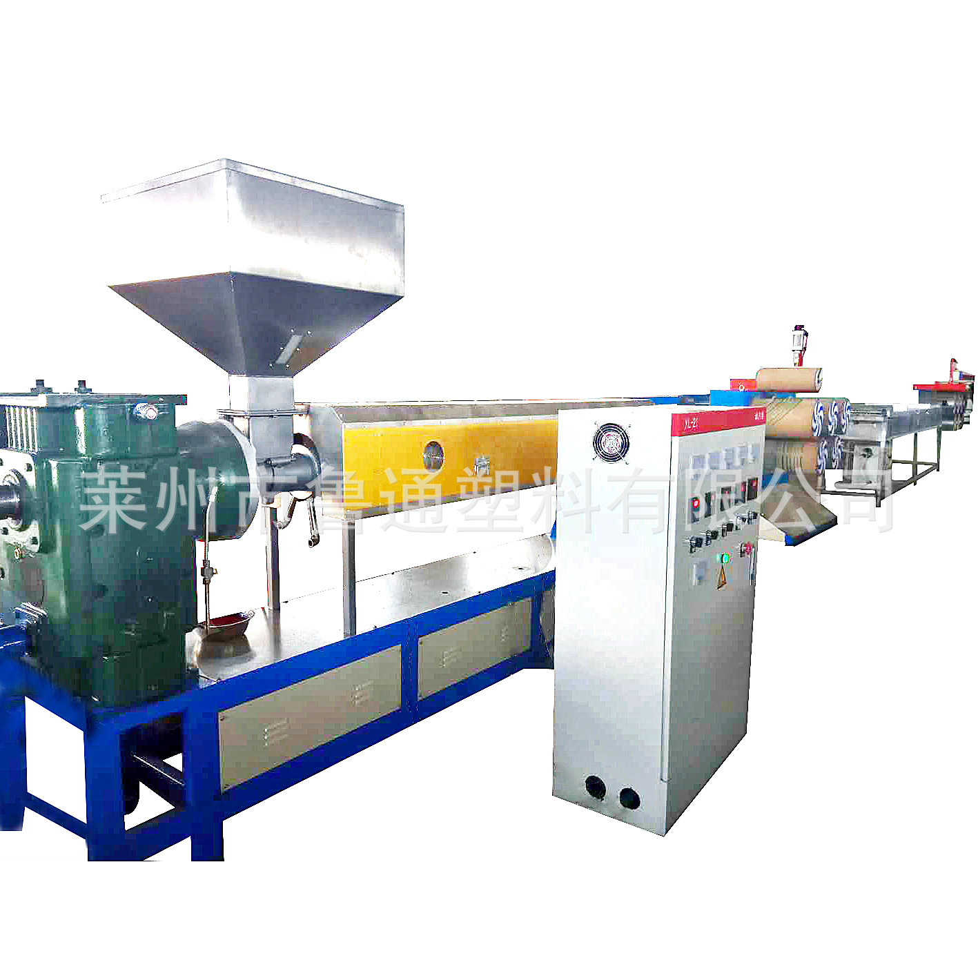 65 80 90 100型 塑料圆丝拉丝机用于三股四股塑料扭绳机