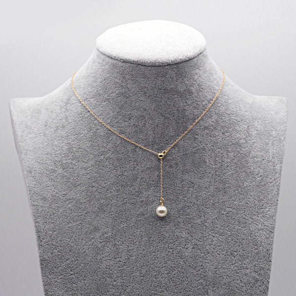 adjustable fashionable necklace from pearl
