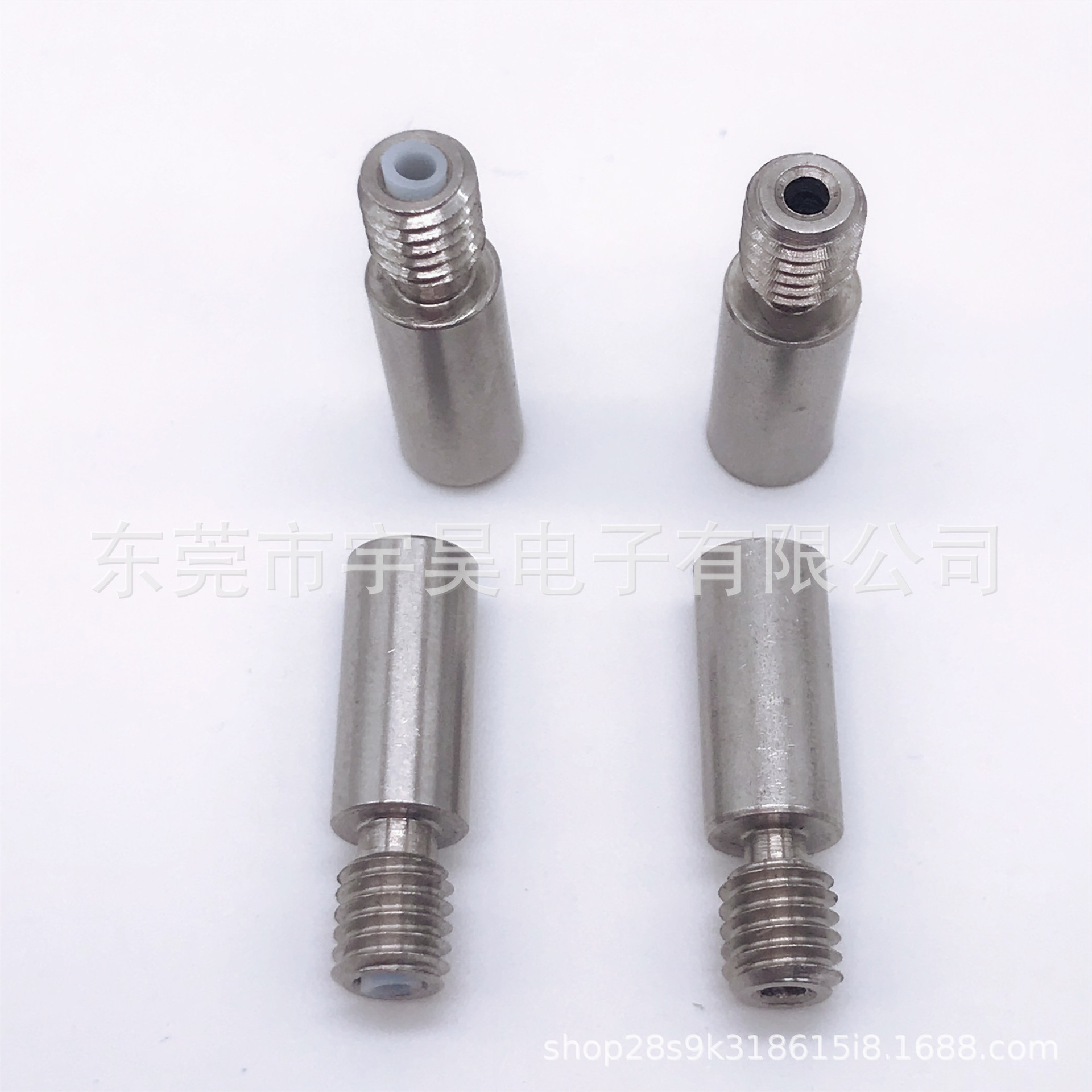 3D打印机（4PCS）e3d喉管E3D冷水式不锈钢喉管1.75mm内置铁氟龙管