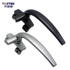 Zhaoqing 38 seven-character handle outward opening window handle aluminum alloy window casement door and window handle outward push handle accessories