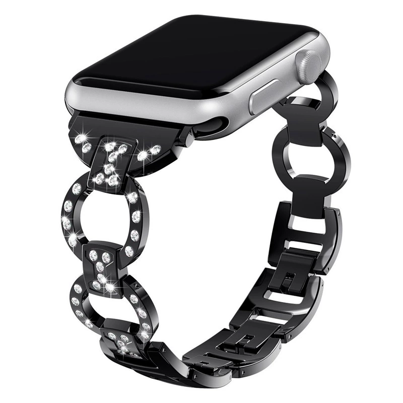 Для ремешка для Apple Watch iwatch Diamond 8 слов ремешок из сплава ремешок для Apple Watch
