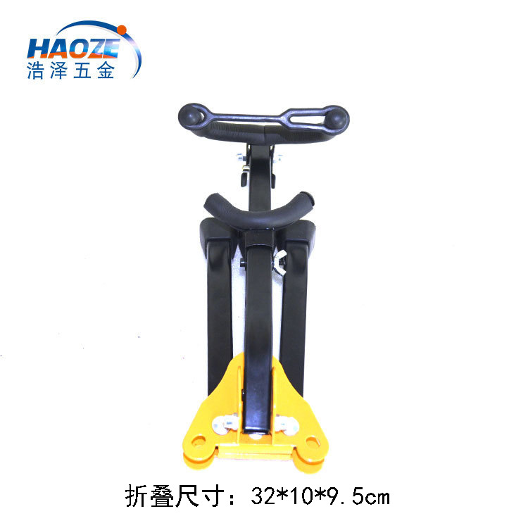 Fábrica al por mayor soporte saxofón alto tenor plegable codo flauta sola primavera negro tubo accesorios de instrumentos musicales