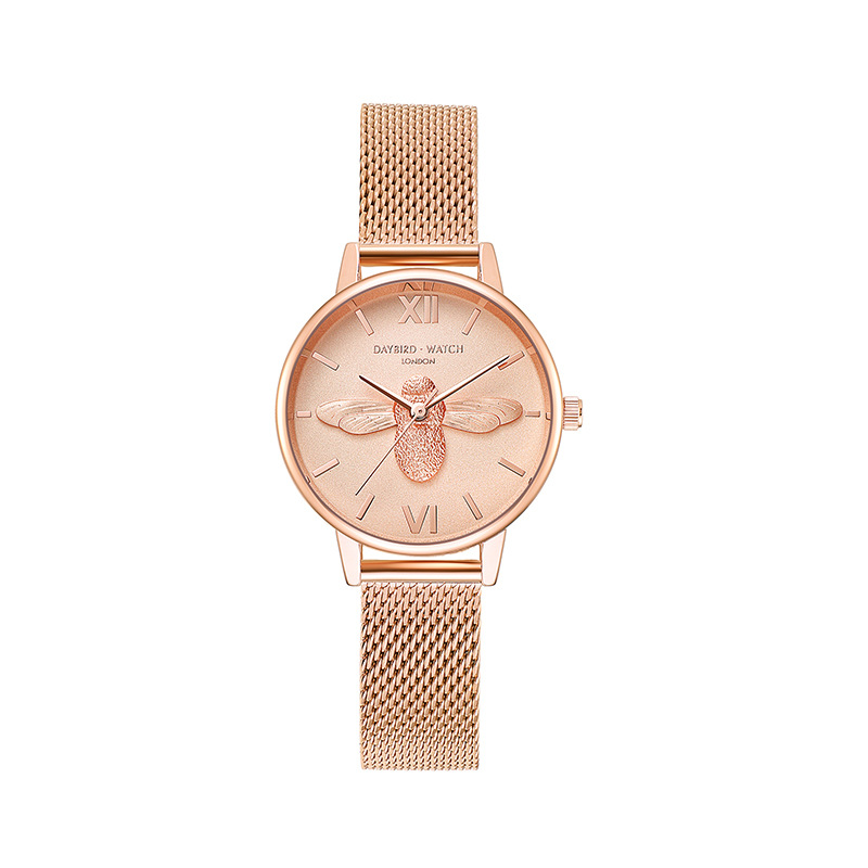 DAYBIRD Bee Ladies Watch French Light Luxury Niche Japanese Movement Waterproof Watch Source Manufacturer