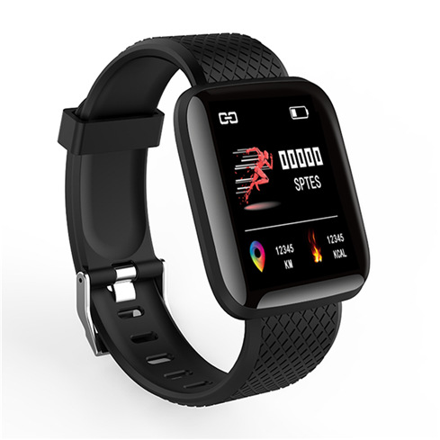 Nueva pantalla grande 116 más pulsera inteligente música APP sueño monitoreo paso conteo presión arterial ritmo cardíaco pulsera deportiva