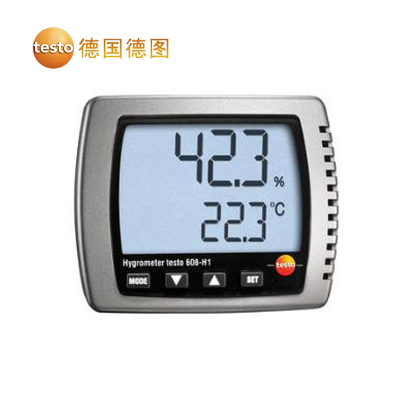 德图 testo608-H1 数字高精度温湿度计 家用工业温湿度表