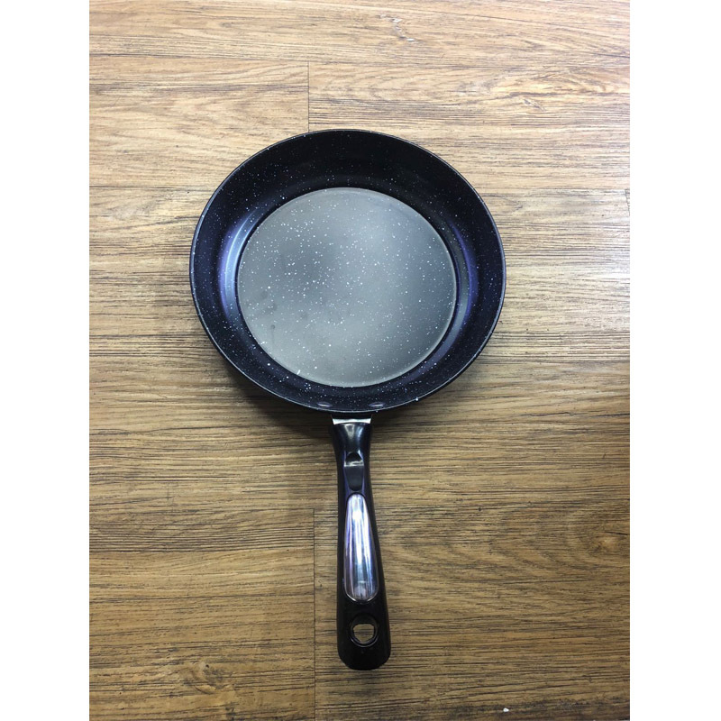 Suministro directo de fábrica sartén de hierro sartén de carne sartén antiadherente rociado de cerámica sartén redonda al por mayor