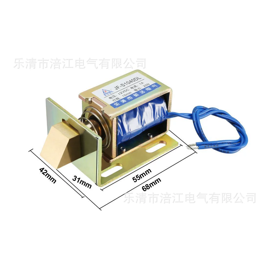 Тип рамки миниатюрный замок ДК с замком автоматического возврата в исходное положение JF-S1040DL электромагнита безопасным автоматическим