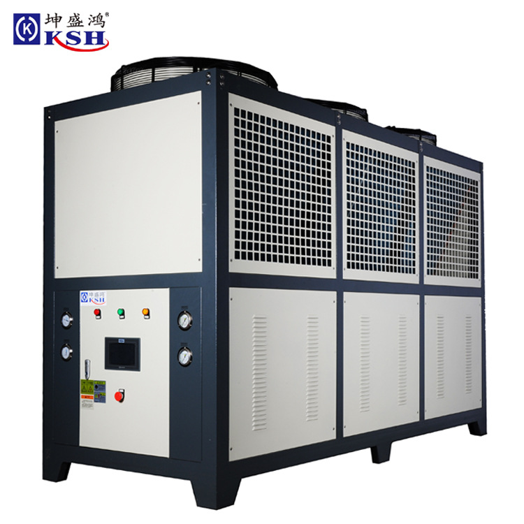 大型工业风冷式冷水机化工低温厢式风冷模块冷热制冷冷水机组40匹