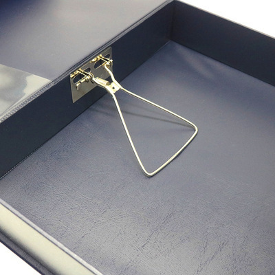 Nanguo Willy A813 file box with iron clip file box A4 file box 6cm file box thickened storage box