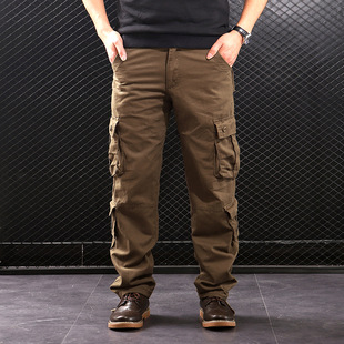 Men's Export Multi-Pocket Pants Long Pants Straight K-Style Casual Outdoor Spring Men's Pants Wholesale Xk008