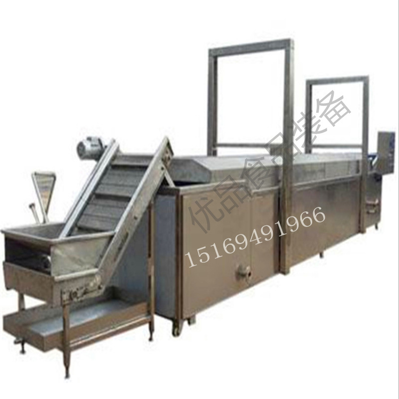 薯片自动油炸线 薄脆油炸生产线 自动化生产线