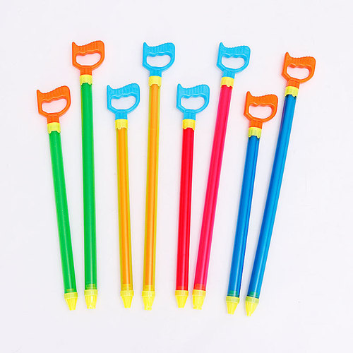 Stall Toys Water Gun Floating Pull-Start Water Gun Beach Water Play Syringe Style Long Water Cannon Sucking Water Gun Water Spitting Gun Packaging